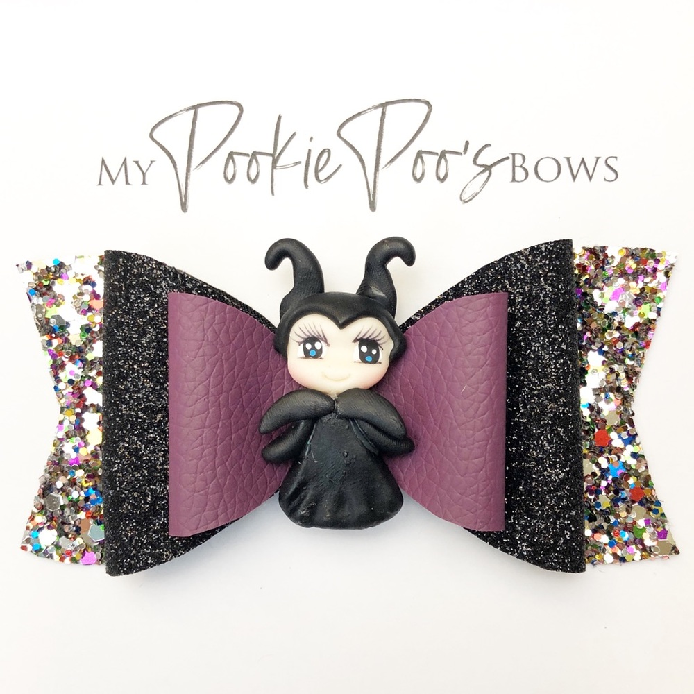 Maleficent Clay Bow